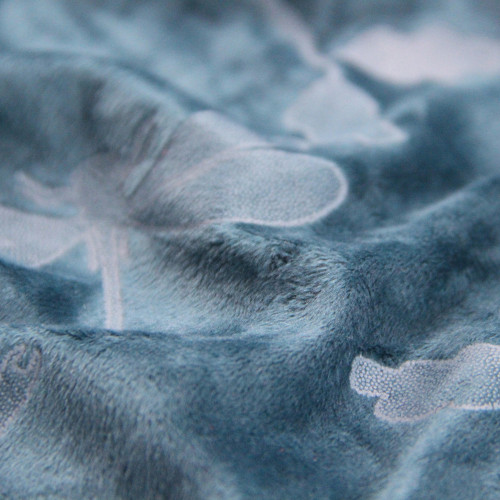 Foil Crush Velvet Fabric
