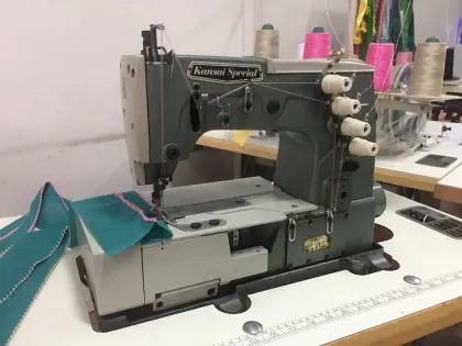 Kansai Special DPW-1302-W Double Needle Picot Edge Sewing Machine