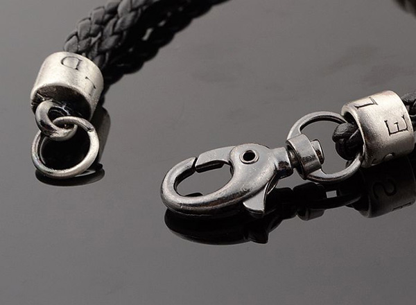 Leather Cord Male Pendants Necklace