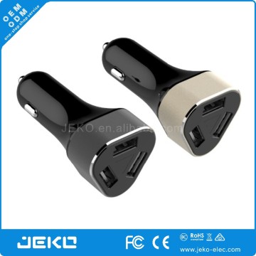New design three USB Special QC 3.0 Car fast Charger For smart phones