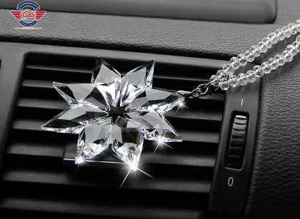 Transparent Crystal Snowflake Suncatcher - Christmas Gifts and Car Pendant