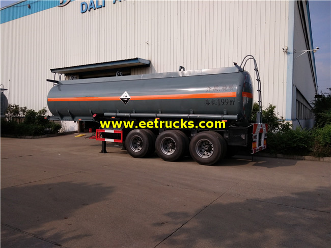 20,000 Litres 3 Axles Sulfuric Acid Trailer Tanks