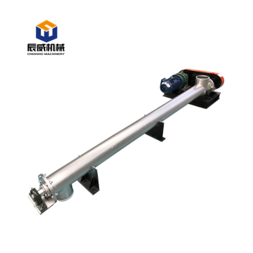 flexible jacket tube screw conveyor for silo