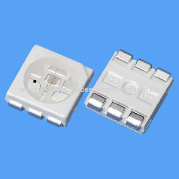 1W 5050 Full-color LEDs, 624nm Hyper Red, 525nm Pure Green, 470nm Blue with 350mA Peak Current