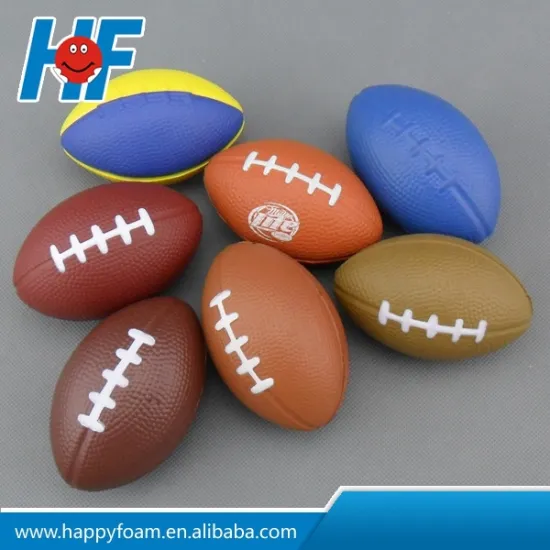 Small stress ball round rugby