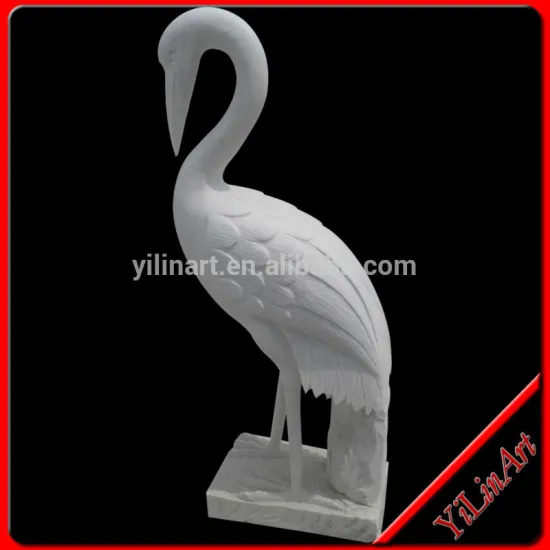 Elegant Marble Flying Decorative Swan Statue Garden Statue (YL-D307)