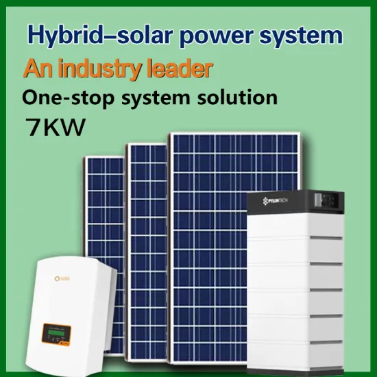 7kw Hybrid Home Solar Power System Solar Energy AC Lithium (contains one lithium battery)