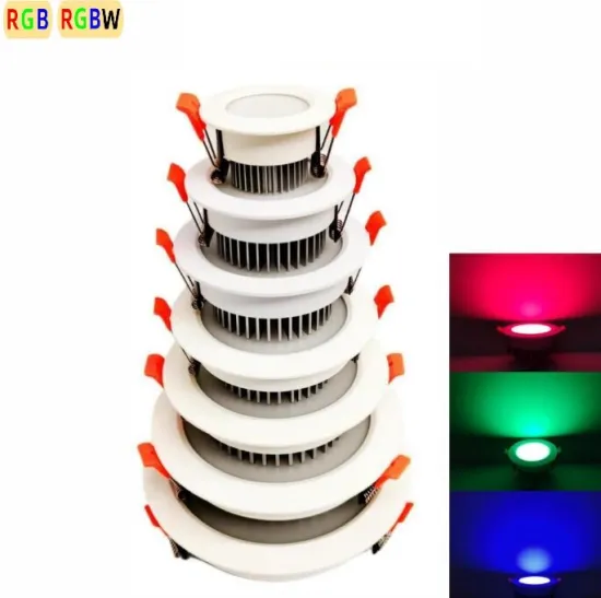 Smart Home Office Lighting Solutions: Modern RGB & RGBW LED Downlights in 12V & 24V, 4W to 24W LED Downlights with Aluminum Recessed Design