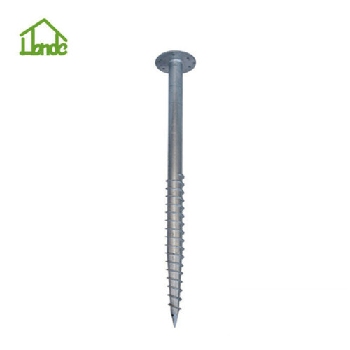 Solar pole anchor ground anchor