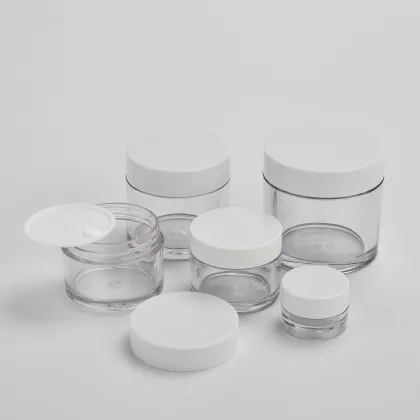 Transparent Plastic Jar PETG Plastic Jar For Cosmetics