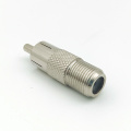F-Type Female To RCA Male RF Coaxial Adapter