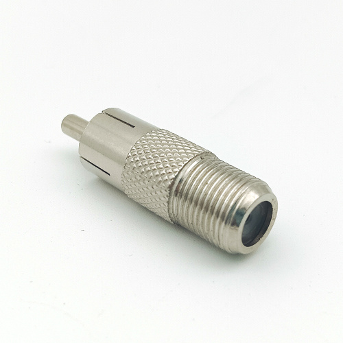 F-Type Female To RCA Male RF Coaxial Adapter