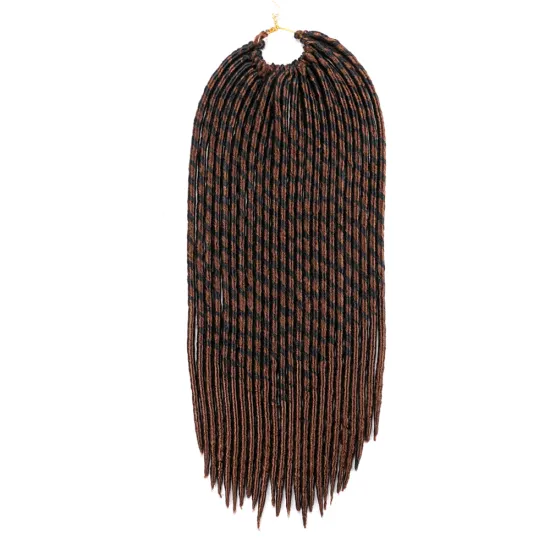 Factory Price New High Quality Artificial Fashion Hair Braiding Bundles Extensions Colored Faux Locs Crochet Hair