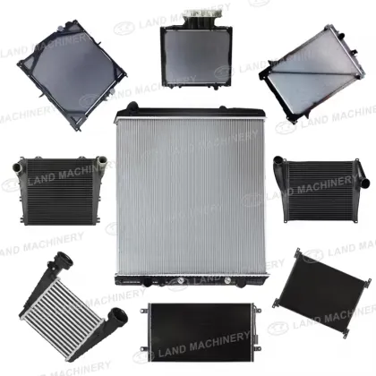 Original Construction Machinery Parts Radiator for Caterpillar, Volvo, Kobelco, Komatsu, Doosan, Hyundai, Sany, Shantui