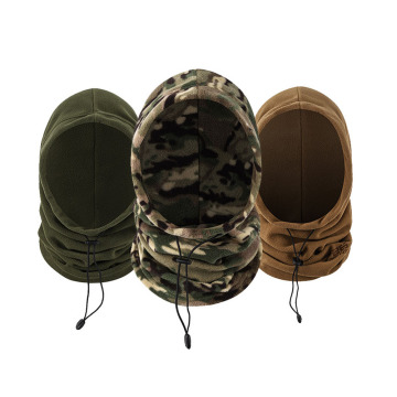 2024 Men's Winter Warmth Kit: Windproof Camouflage Balaclava with Face Mask and Hood