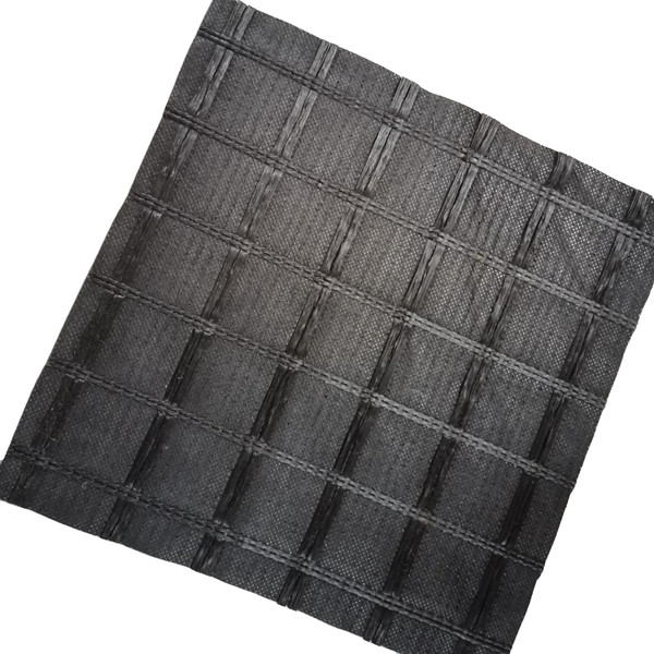 Polyester Geogrid Tricoting avec des composites géogtextiles