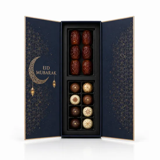 Custom Ramadan Double Door Magnetic Festival Gift Box