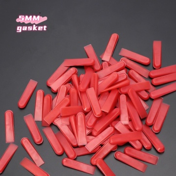 Ceramic tile wedge spacer insert