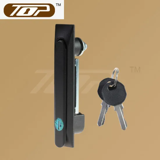 high quality black powder electrical panel lock