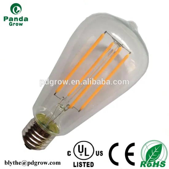 NEW Desing CE RoHS st64 8w golden led filament lamp with 2 years warranty