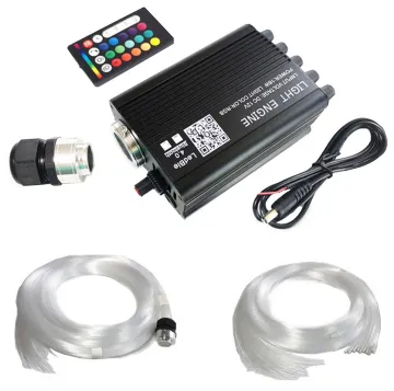 Twinkle Starry Sky Ceiling Fiber Optic Light Starlight Headliner Kit: Enhancing Car Interior with Wireless Voice Phone App Control
