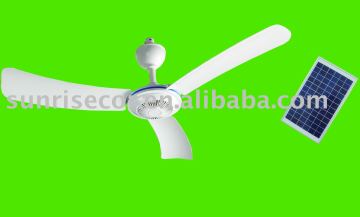 soalr energy-efficient rechargeable ceiling fan