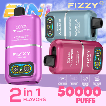Double Flavor Fizzy Twins 50000 Puffs Wholesale vape