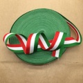 Olivia green velvet woven ribbon