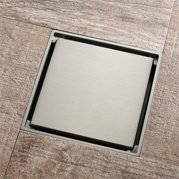Bathroom accessories brass shower floor Drain Brushed anti-odor floor drain