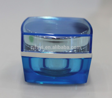 Square Shaped Acrylic Cosmetic Jars, Face Cream Containers