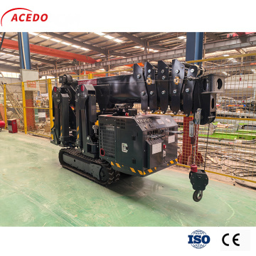 Прочный 3-тонный кран-паук для мини-операций