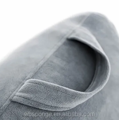 Shredded memory foam reading back support pillow