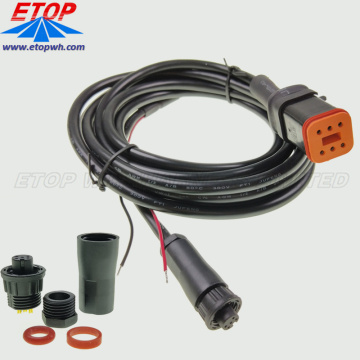 waterproofing lighting detector cable assembly