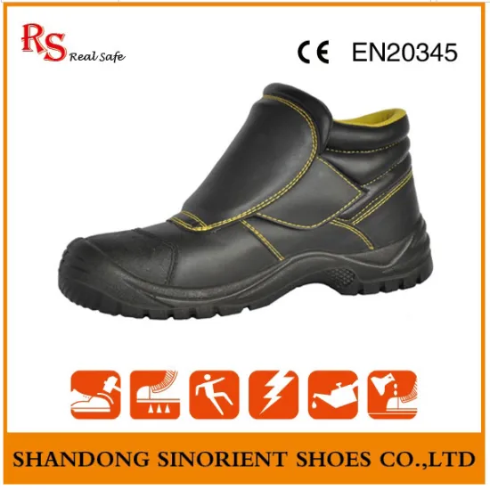 Liquidation No lace Welding safety shoes thailand ,No lace mens leather work boots made in china