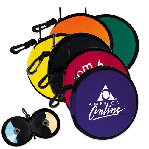 Titolare di confortevole Neoprene colorato CD personalizzati con stampa logo