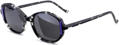 C4 Acetate Sunglasses Black Transparent_Blue