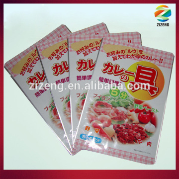 3-side sealed plastic bag die cut plastic bags