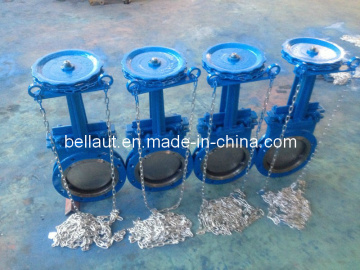 Chain Wheel Knife Gate Valve