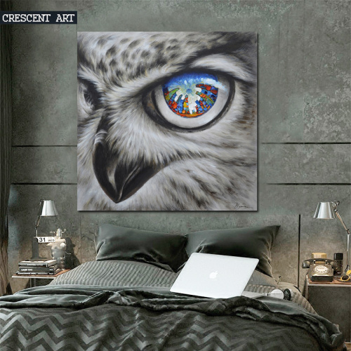 Canvas Print of Wildlife Animal Eye