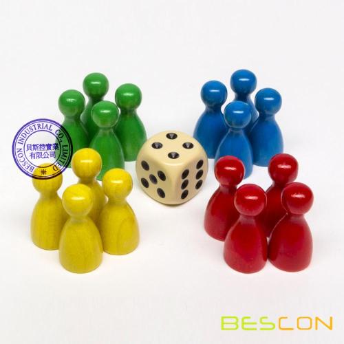 Set of Pawns and Dice, Game Components, Game Bits, Game Pieces
