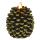 Christmas Pinecone Led Flameless Battery Candles With Timer