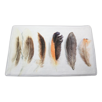 Feather Door mat rug