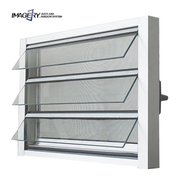 Verstelbare glazen louver ramen: moderne aluminium frame jalousie raamprijzen