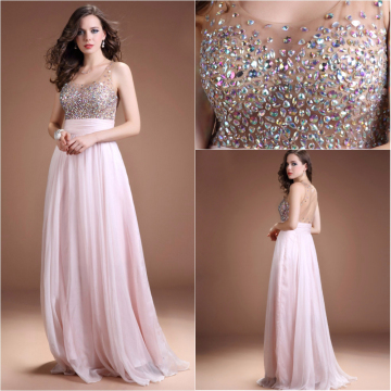 crystal beaded evening dresses CYE-077