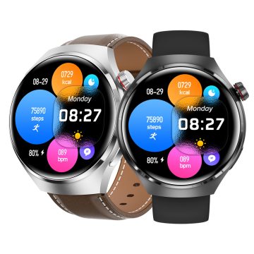 Men Watch Bt Call Nfc Sport Fitness Tracker Inteligente Wristbands Health Monitoring Wireless Charger Gt4 Pro Smart Watch