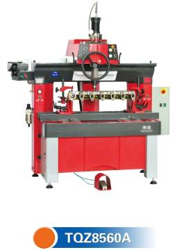 Air float auto-centering valve seat boring machine
