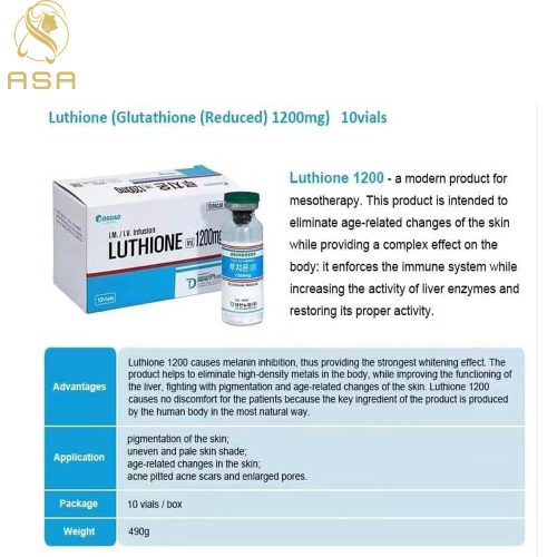 Luthione Glutathione cindella luthione 1200mg vitaminc whitening injection set Supplier