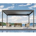 Aluminum pergola Louvered Motorized Roof