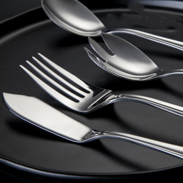 410 Stainless Steel Food Grade Tableware Set: Knives, Forks, and Spoons