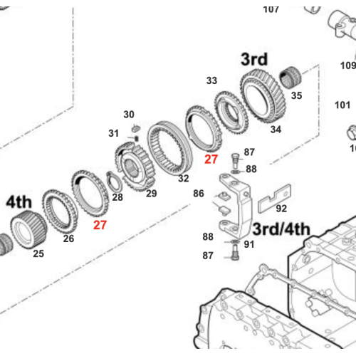 Auto Parts Transmission Synchronizer Ring for ZF OEM 1317 304 149/1317304149/6G120-3362/0508044123/1317 304 114